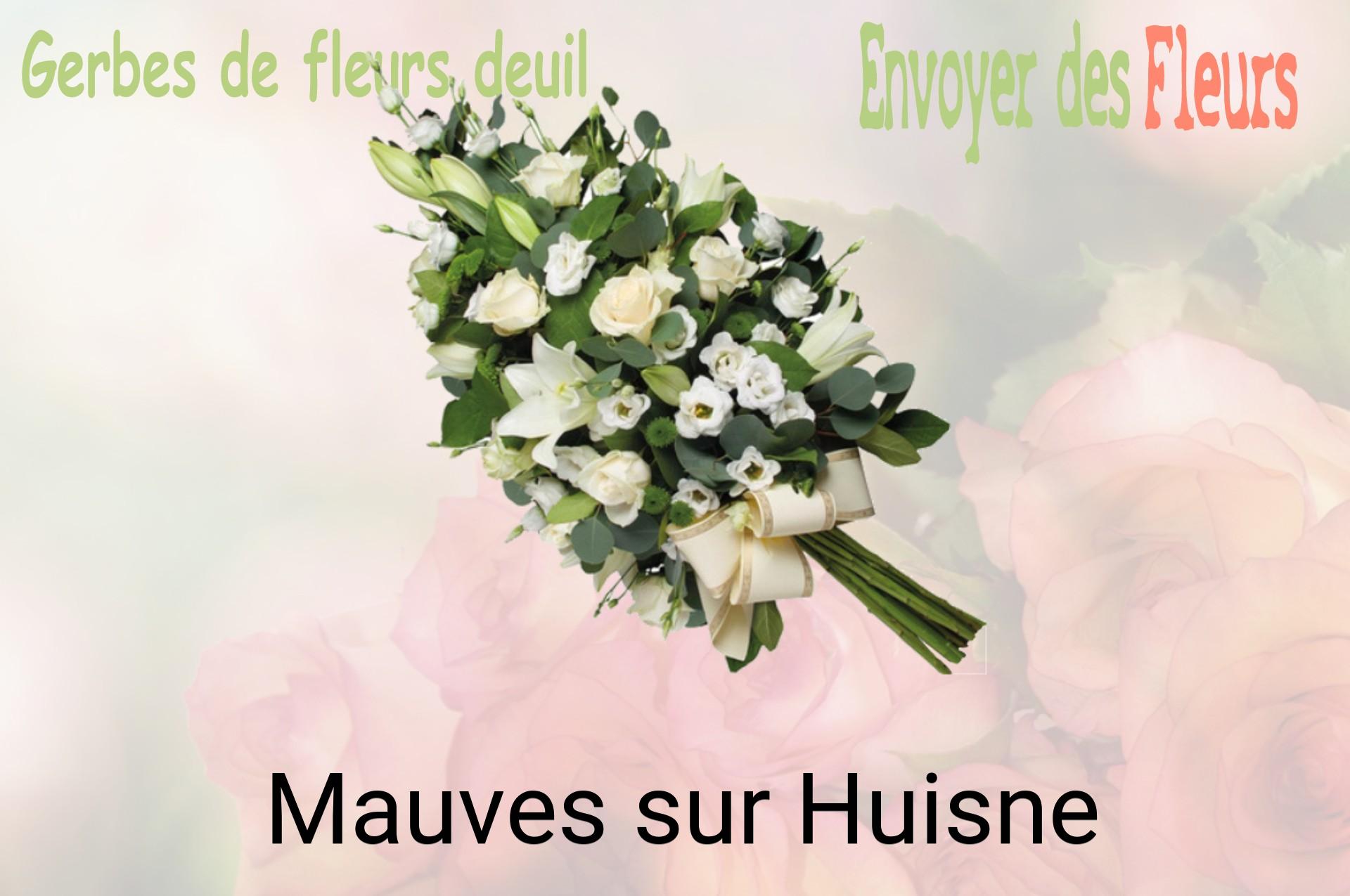 Gerbe de fleurs de deuil livrée à Mauves-sur-Huisne